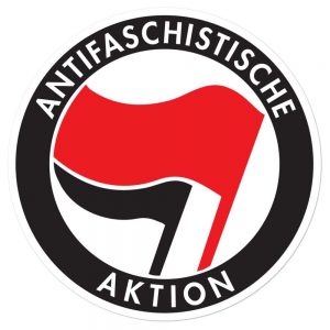 Antifa Antifaschistische Aktion Bubble-free Stickers