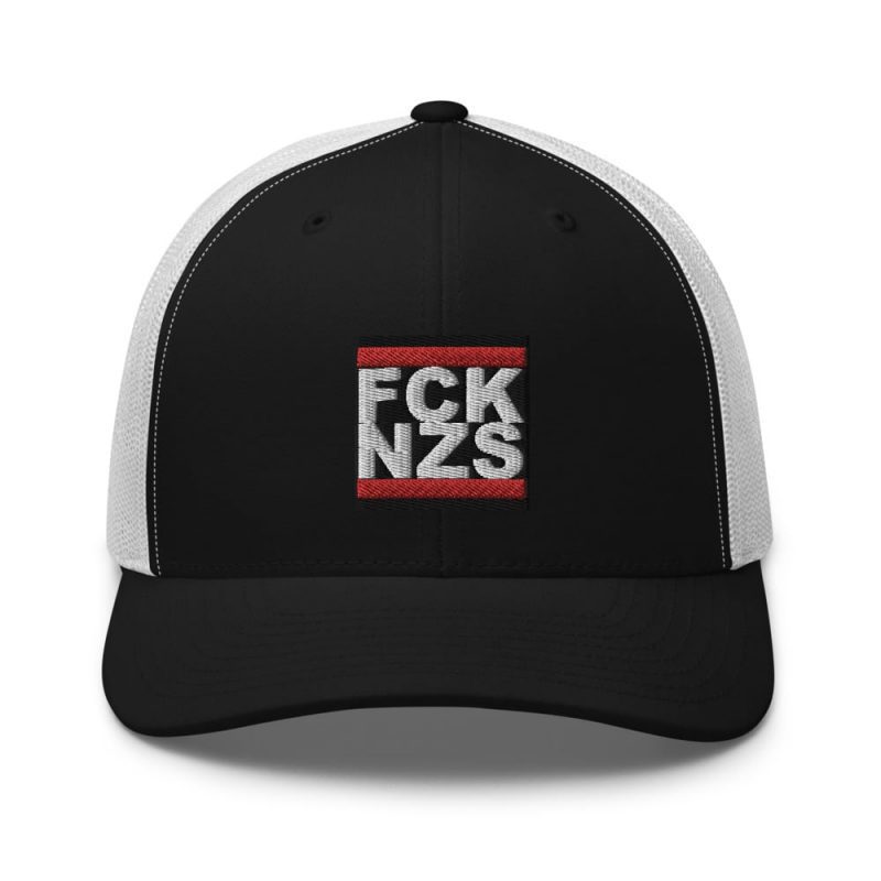 FCK NZS Fuck Nazis Retro Trucker Cap