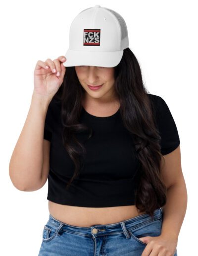 FCK NZS Fuck Nazis Retro Trucker Cap