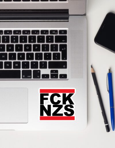 FCK NZS Black Bubble-free Stickers