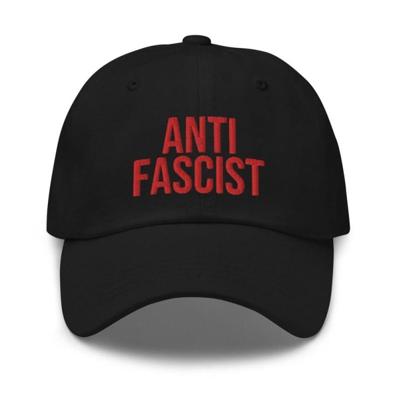 Anti-Fascist Red Dad Hat