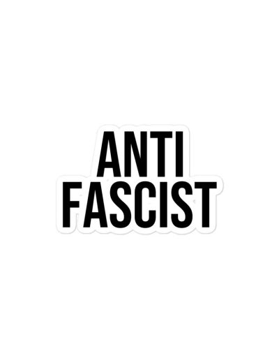 Anti-Fascist Bubble-free Stickers