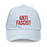 Anti-Fascist Red Pastel Baseball Hat
