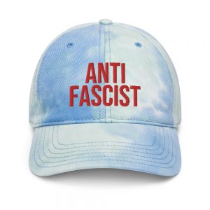 Anti-Fascist Red Tie Dye Hat