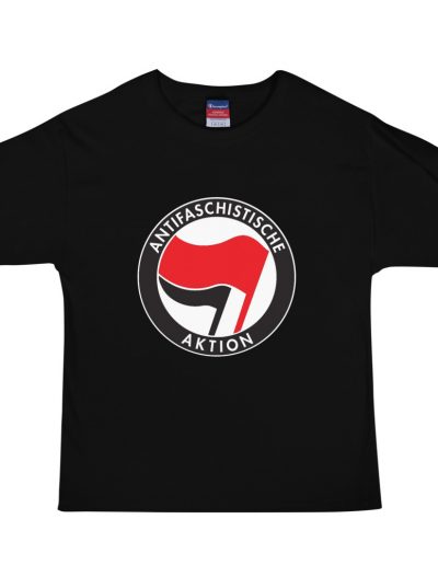 Antifa Antifaschistische Aktion Flag Men's Champion T-Shirt