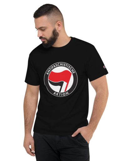 Antifa Antifaschistische Aktion Flag Men's Champion T-Shirt