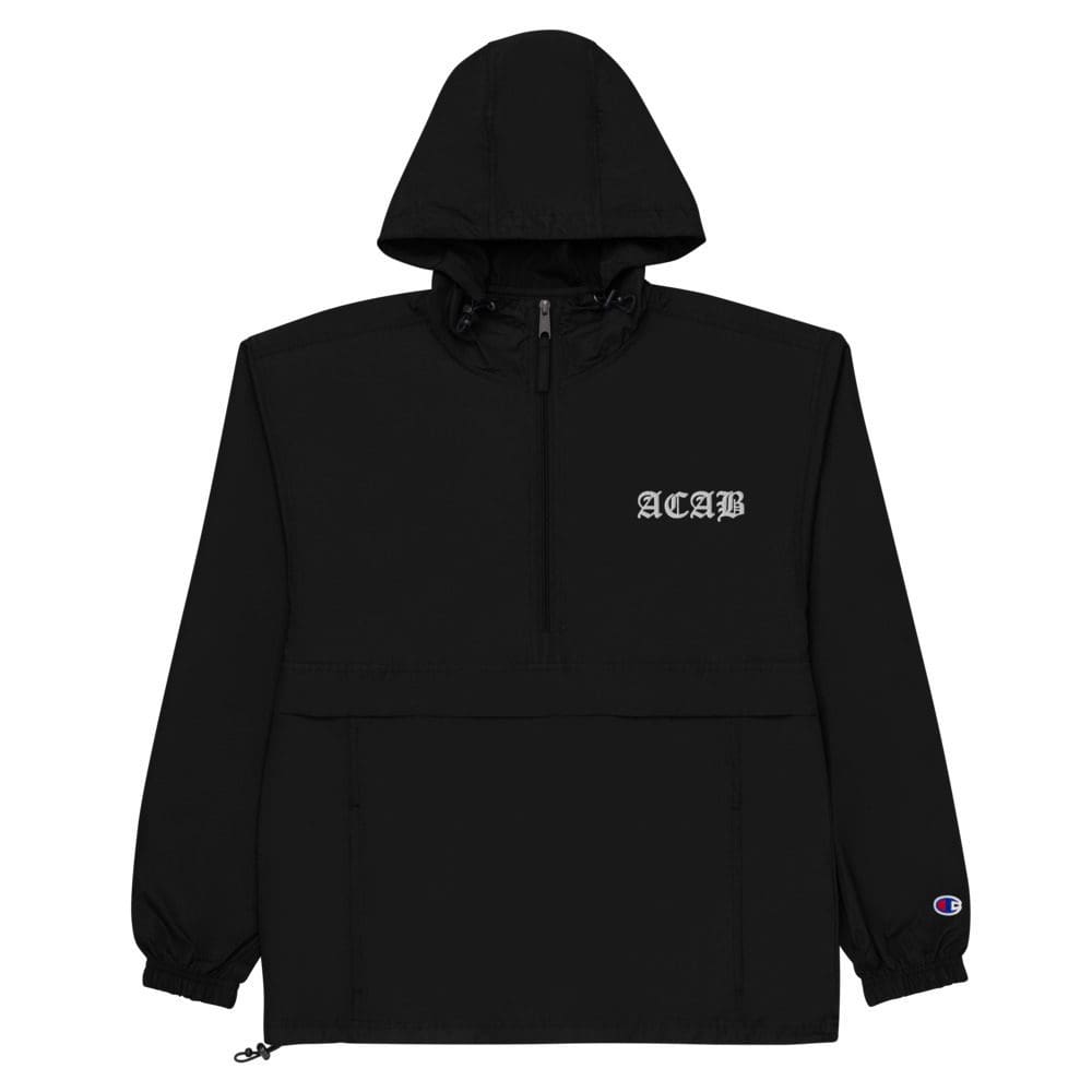 ACAB Embroidered Champion Packable Jacket