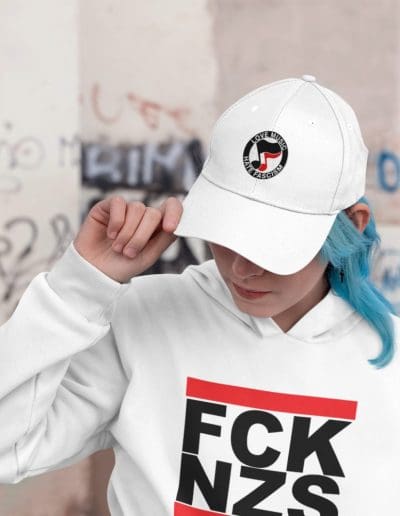 Love Music Hate Fascism Dad Hat