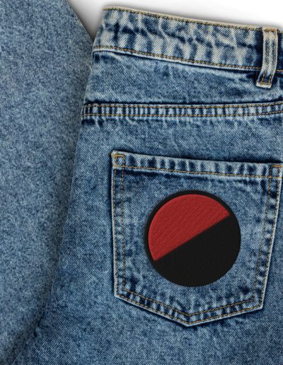 Anarcho-Syndicalism Flag Embroidered Patches