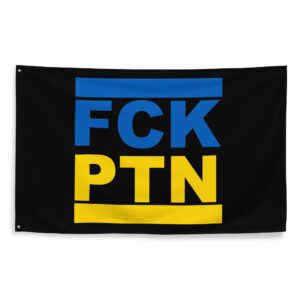FCK PTN Fuck Putin Ukraine Flag