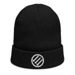 Iron Front Organic Ribbed Beanie