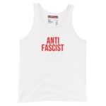 Anti-Fascist Red Unisex Tank Top Vest