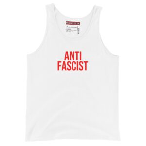 Anti-Fascist Red Unisex Tank Top Vest