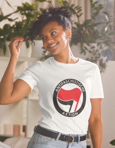 Antifa Antifaschistische Aktion Flag Unisex T-Shirt