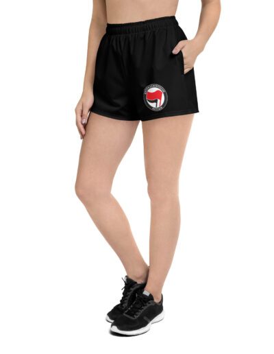 Antifa Antifaschistische Aktion Flag Women's Recycled Shorts