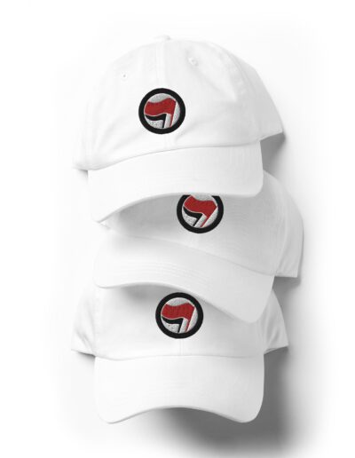 Antifa Antifaschistische Aktion Flag Dad Hat