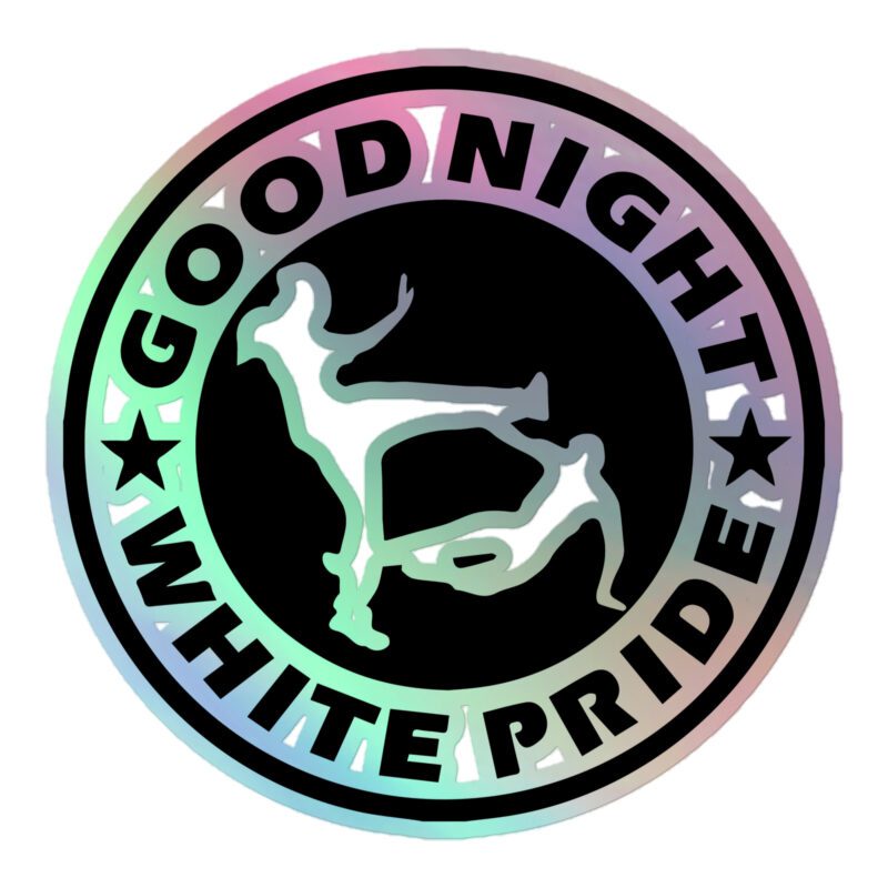 GNWP Good Night White Pride Holographic Stickers