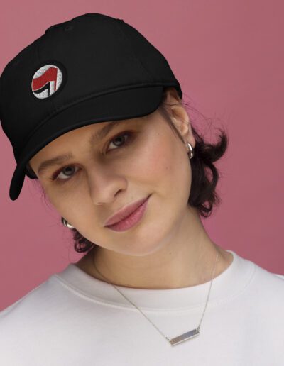 Antifa Antifaschistische Aktion Flag Organic Dad Hat