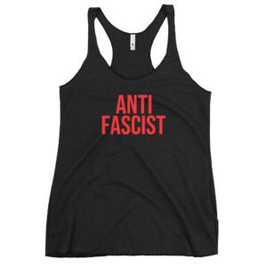 Anti-Fascist Red Women's Racerback Tank/Vest