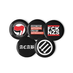 Sticker Sets, Aufkleber, FCK NZS, Antifa, Vegan - .de