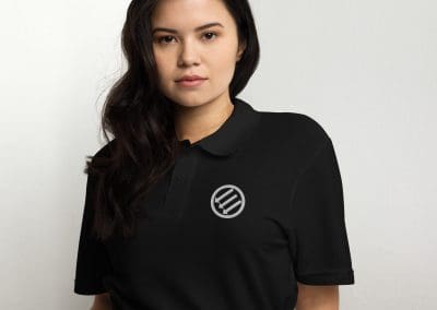Antifa Iron Front 3 Arrows Unisex Pique Polo Shirt