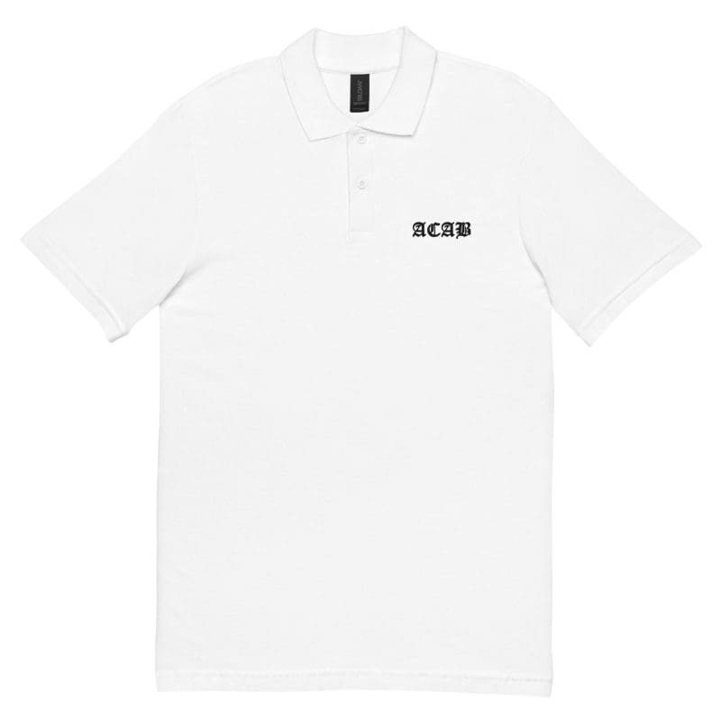 ACAB All Cops Are Bastards Unisex Pique Polo Shirt