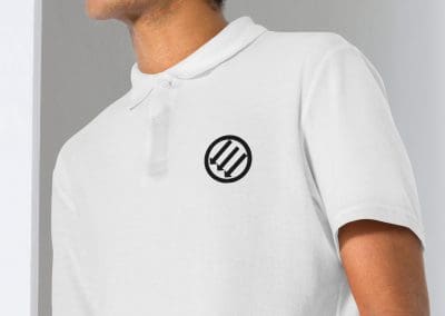 Antifa Iron Front 3 Arrows Unisex Pique Polo Shirt