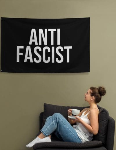 Anti-Fascist Antifa Flag