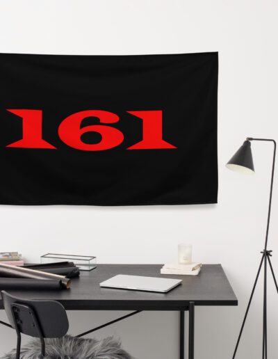 Red 161 AFA Antifa Flag