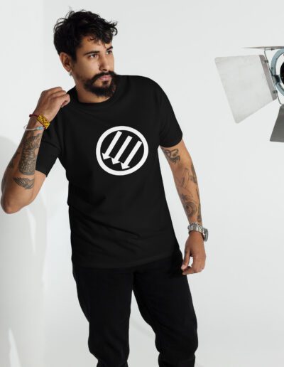 Antifa Iron Front 3 Arrows Men’s Premium Heavyweight T-shirt