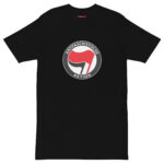 Antifa Antifaschistische Aktion Flag Men’s Premium Heavyweight T-shirt