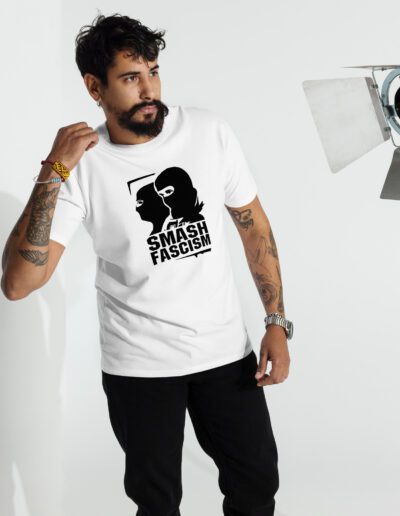 Smash Fascism Men’s Premium Heavyweight T-shirt