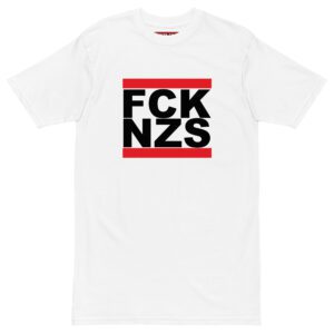 FCK NZS Black Men’s Premium Heavyweight T-shirt