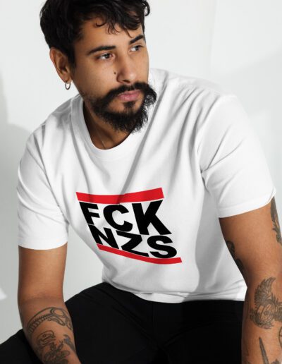 FCK NZS Black Men’s Premium Heavyweight T-shirt