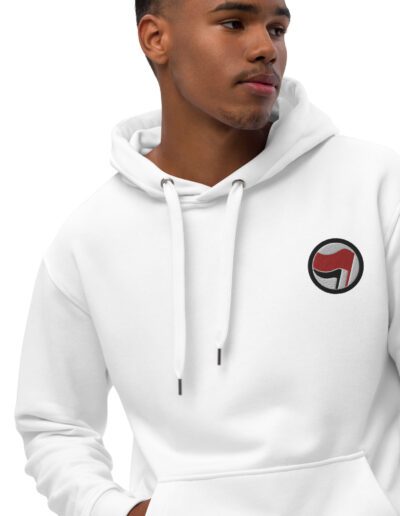 Antifa Antifaschistische Aktion Flag Premium Eco Hoodie