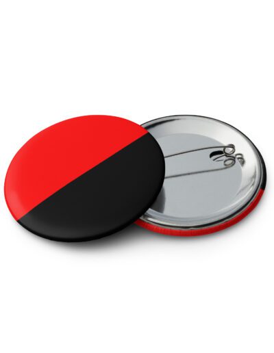 Anarcho-Syndicalism Flag Set of Pin Buttons