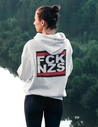 FCK NZS Antifa Unisex Heavy Blend Zip Hoodie