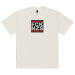 FCK NZS Antifascist Oversized Faded T-shirt