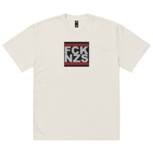 FCK NZS Antifascist Oversized Faded t-shirt