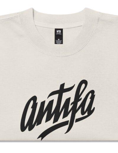 Antifa Oversized Faded T-shirt