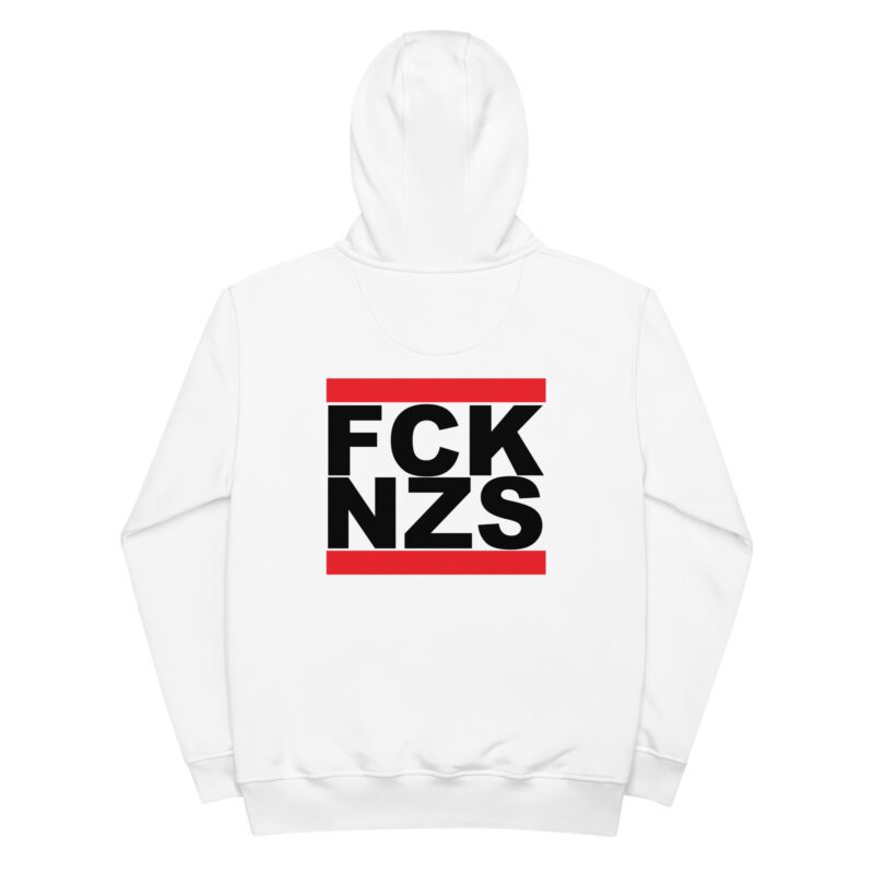 FCK NZS White Premium Eco Hoodie