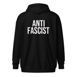 Anti-Fascist Antifa Unisex Heavy Blend Zip Hoodie
