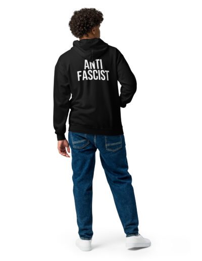 Anti-Fascist Antifa Unisex Heavy Blend Zip Hoodie