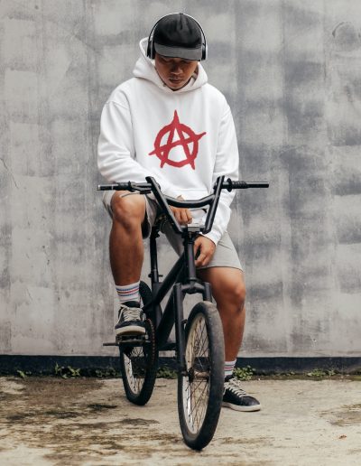 Anarchy Red Anarchist Symbol Unisex Hoodie