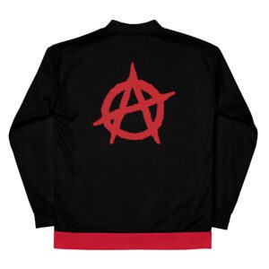 Anarchy Red Anarchist Symbol Unisex Bomber Jacket