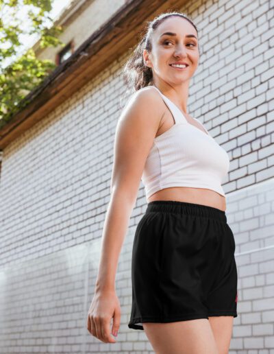 Anarchy Red Anarchist Symbol Women’s Recycled Shorts