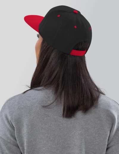 Anarchy Red Anarchist Symbol Snapback Hat