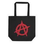 Anarchy Red Anarchist Symbol Eco Tote Bag