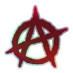 Anarchy Holographic Stickers
