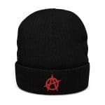 Anarchy Ribbed Knit Beanie